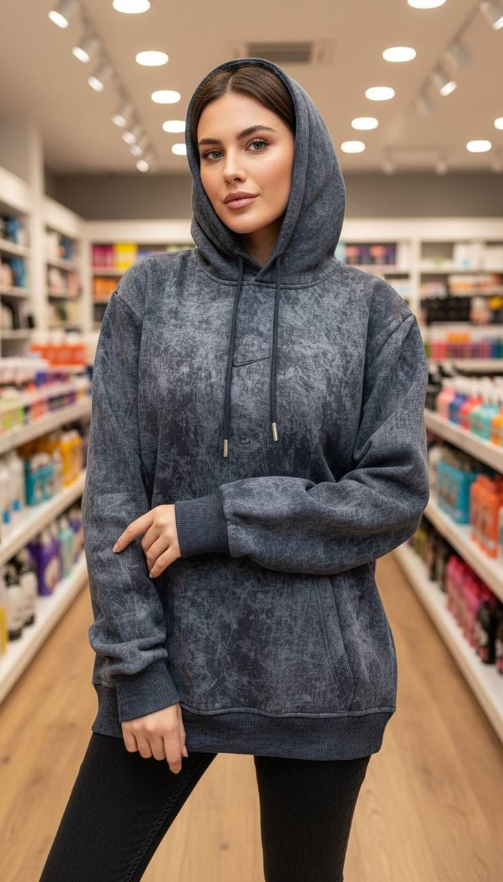 Nike pewter Metallic sweatshirt