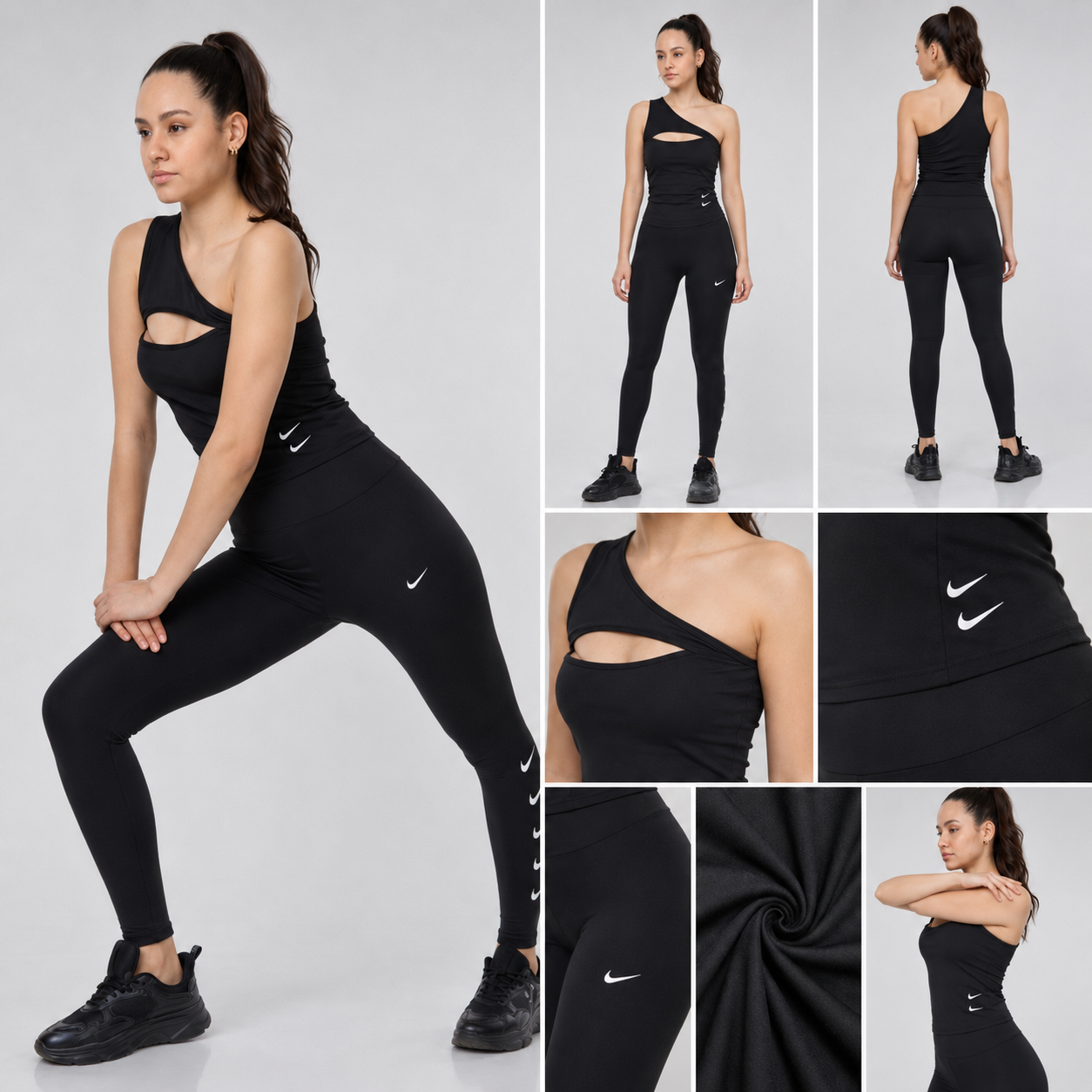 Nike Black Shoulder Set