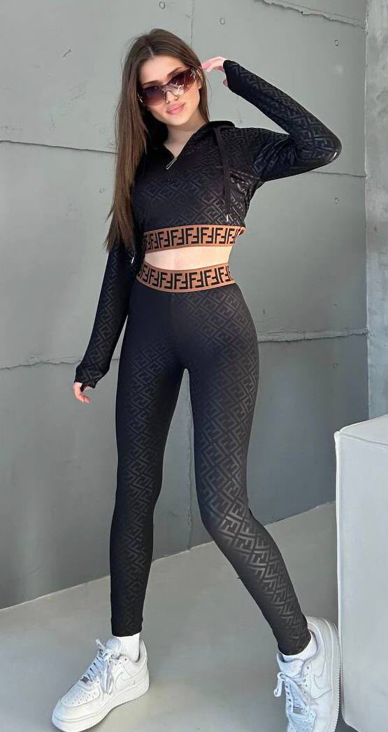 Fendi black set