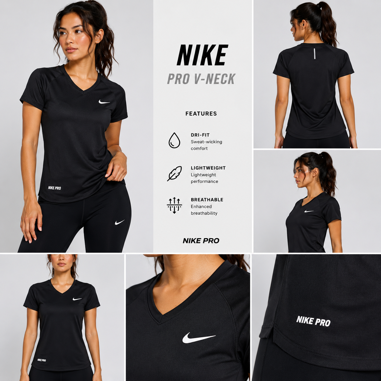 Nike Black pro V